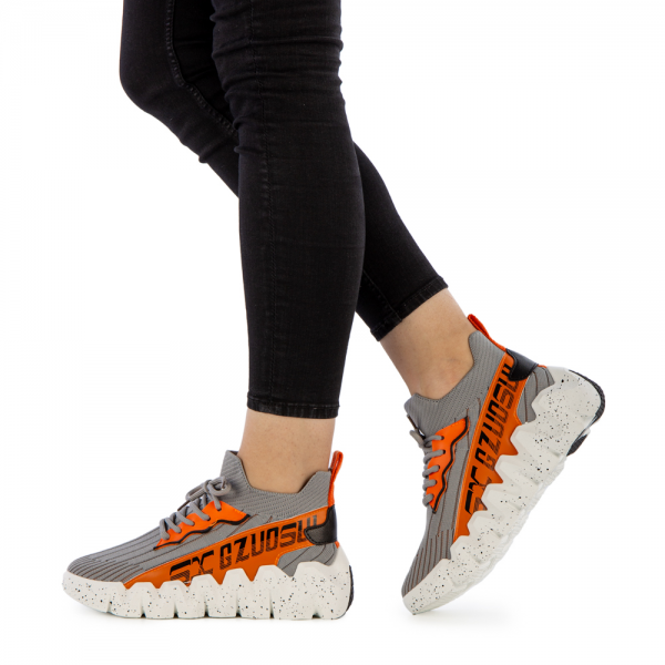 Γυναικεία αθλητικά παπούτσια Britany γκρί - Kalapod.gr